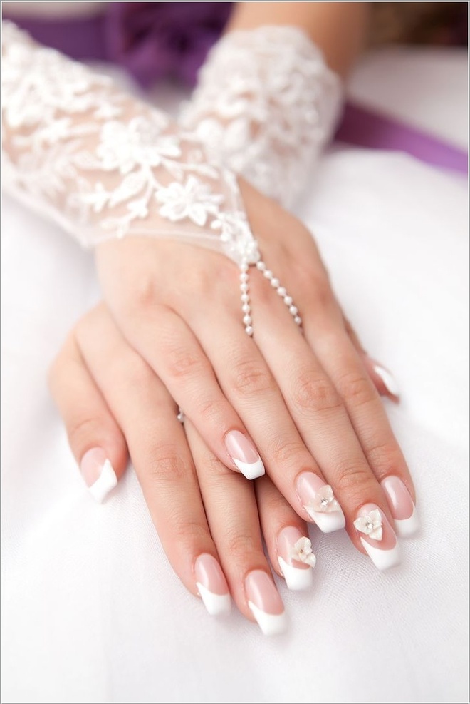 Những kiểu nail tuyệt đẹp cho cô dâu trong ngày cưới
